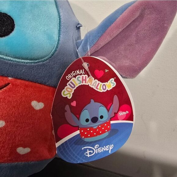 NWT Disney Squishmallows Lilo & Stitch STITCH 8" Plush toy Valentines Day 2025 - Picture 3 of 4
